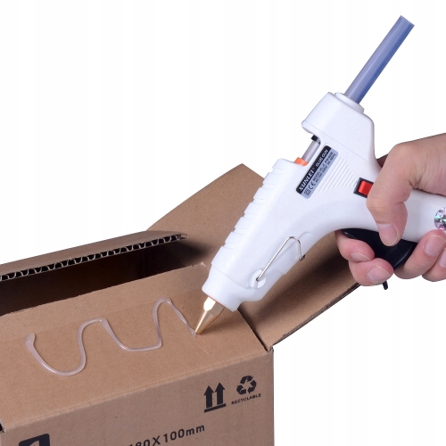 PISTOLET DO KLEJU NA GORĄCO DYSPENSER XL-F 60W + 19 LASEK KLEJU WKŁADY 11mm