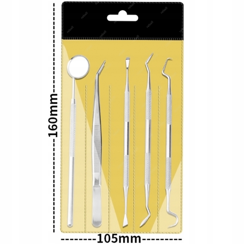 ZESTAW NARZĘDZI DO ELEKTRONIKI 5w1 RT0224 PĘSETA LUSTERKO STOMATOLOGICZNE