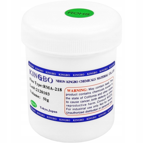 TOPNIK KINGBO RMA-218 50g NO-CLEAN FLUX PASTA LUTOWNICZA ŻEL DO LUTOWANIA