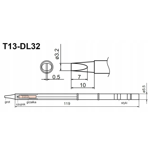T13-DL32 GROT STACJA LUTOWNICZA LUTOWNICA PRECYZYJNA OSS TEAM YIHUA BAKON