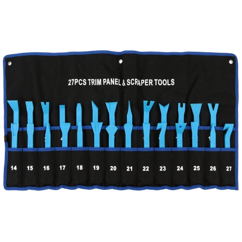 ZESTAW ŚCIĄGACZY ŁYŻEK DO DEMONTAŻU TAPICERKI ŚCIĄGACZE ŁYŻKI WYJMAKI 27el