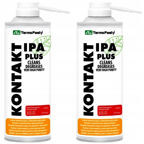 KONTAKT IPA PLUS 99,9% 2x 400ml ALKOHOL IZOPROPYLOWY IZOPROPANOL SZCZOTKA