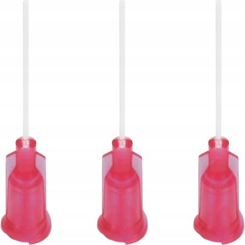 3szt IGŁA DOZOWNICZA PLASTIKOWA 25G 0,51mm 1'