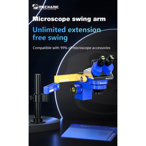 UNIWERSALNY STOJAN WIESZAK UCHWYT DO MIKROSKOPU STOŁU BLATU MECHANIC ARM M3