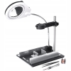 UCHWYT DO KOLBY STACJI HOT AIR STOLIK BGA SMD TRZECIA RĘKA LUPA 8X LED 40X