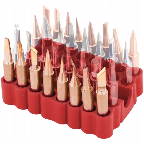 ZESTAW GROTÓW MIEDZIANE 900M 8szt + ORGANIZER NA GROTY 900M 32 MIEJSCA