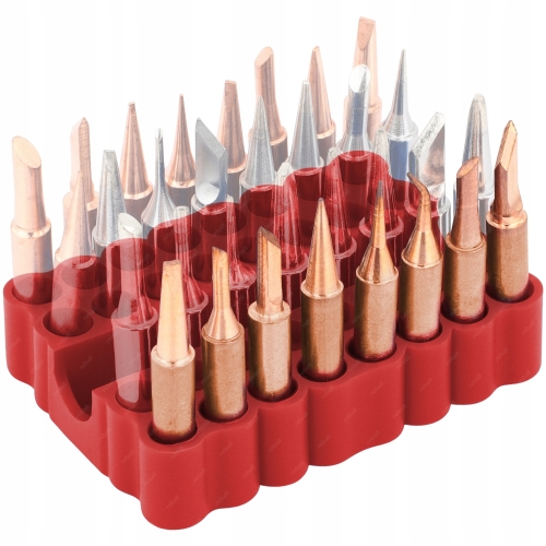 ZESTAW GROTÓW MIEDZIANE 900M 8szt + ORGANIZER NA GROTY 900M 32 MIEJSCA