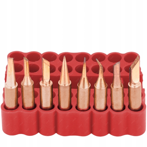 ZESTAW GROTÓW MIEDZIANE 900M 8szt + ORGANIZER NA GROTY 900M 32 MIEJSCA