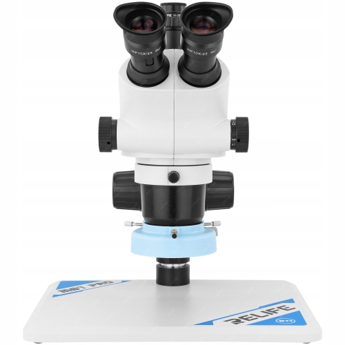 MIKROSKOP STEREOSKOPOWY RELIFE M6T PRO-B11 OŚWIETLENIE LED SERWISOWY 6x-65x