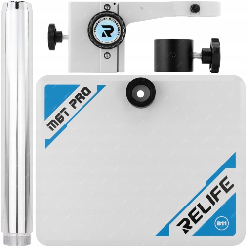 MIKROSKOP STEREOSKOPOWY RELIFE M6T PRO-B11 OŚWIETLENIE LED SERWISOWY 6x-65x