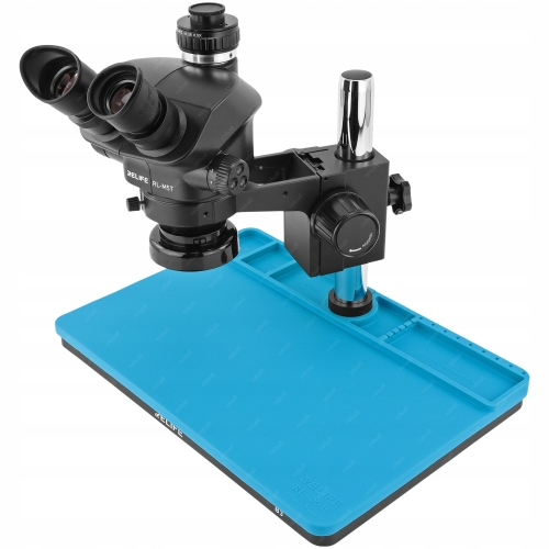 MIKROSKOP STEREOSKOPOWY RELIFE M5T-B3 OŚWIETLENIE LED SERWISOWY 7x-50x