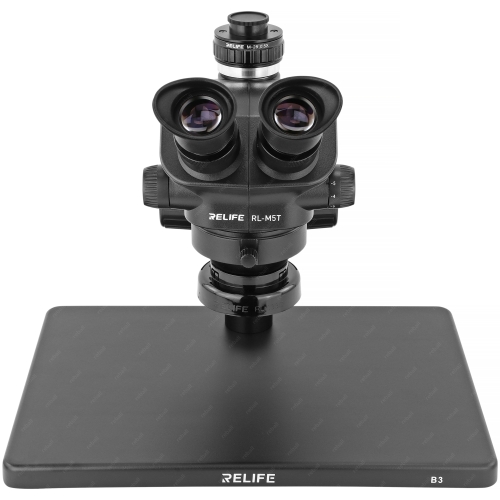 MIKROSKOP STEREOSKOPOWY RELIFE M5T-B3 OŚWIETLENIE LED SERWISOWY 7x-50x