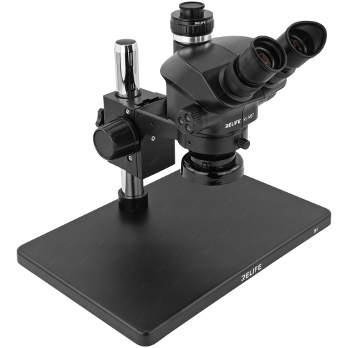 MIKROSKOP STEREOSKOPOWY RELIFE M5T-B3 OŚWIETLENIE LED SERWISOWY 7x-50x