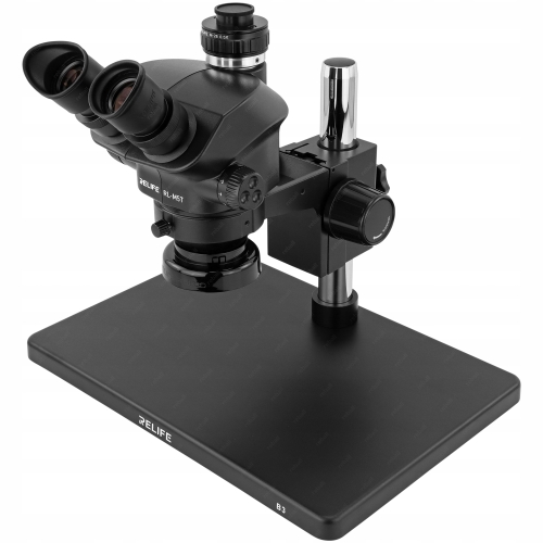 MIKROSKOP STEREOSKOPOWY RELIFE M5T-B3 OŚWIETLENIE LED SERWISOWY 7x-50x
