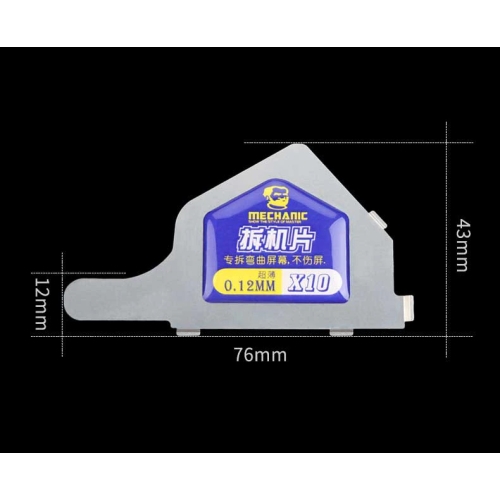 OTWIERAK CIENKA KARTA DO TELEFONÓW LCD OLED SEPARATOR UNIWERSALNY X10 3D