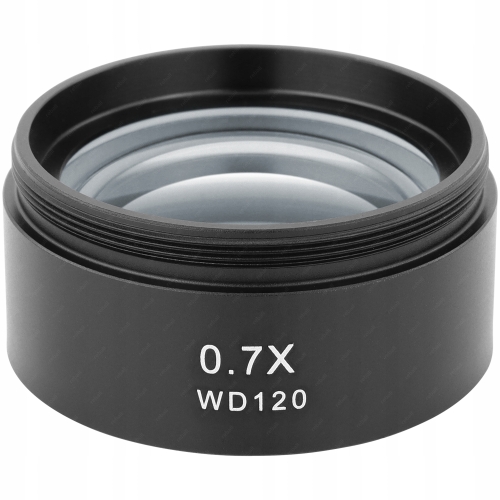 SOCZEWKA BARLOWA DO MIKROSKOPU RELIFE RF4 0.7X WD120 48mm POWIĘKSZAJĄCA