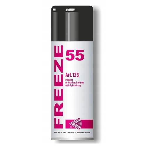ZAMRAŻACZ ZMRAŻACZ SPRAY FREEZE -55°C CHŁODZĄCY DO WYKRYWANIA USTEREK 400ml