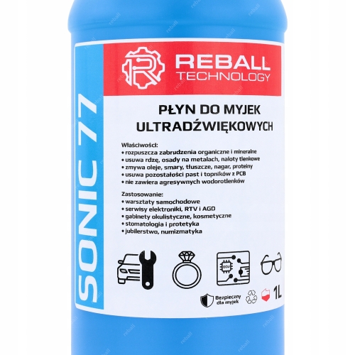PŁYN DO MYJKI ULTRADZWIĘKOWEJ UNIWERSALNY SKUTECZNIE MYJĄCY 3L - SONIC 77
