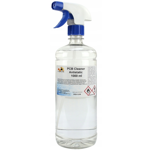 PCB CLEANER DO CZYSZCZENIA PŁYTEK DRUKOWANYCH PO TOPNIKU SPRYSKIWACZ 1L