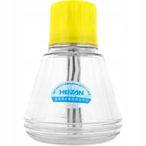 SZKLANA BUTELKA DOZOWNICZA Z POMPKĄ NA PŁYNY CIECZE CHEMIĘ HOZAN Z-96 150ml