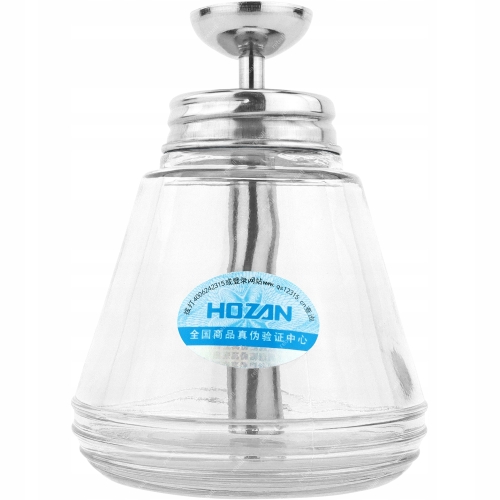 SZKLANA BUTELKA DOZOWNICZA Z POMPKĄ NA PŁYNY CIECZE CHEMIĘ HOZAN Z-96 150ml