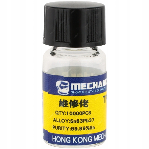 KULKI OŁOWIOWE BGA REBALLING Sn63Pb37 MECHANIC KULE 10tyś 0,25 0.25 0.25mm