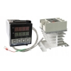 REGULATOR TEMPERATURY STEROWNIK REX-C100V CZUJNIK PT100 PRZEKAŹNIK SSR 40A