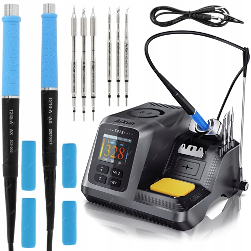 STACJA LUTOWNICZA AIXUN T413 200W + KOLBY T245 T210 + GROTY 3x C245 3x C210