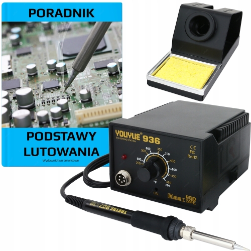 STACJA LUTOWNICZA LUTOWNICA PRECYZYJNA YOUYUE 936 60W GROTY 900M + PORADNIK
