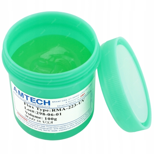 FLUX TOPNIK PASTA LUTOWNICZA DO LUTOWANIA BGA SMD AMTECH RMA-223-UV 100g