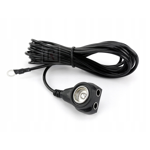 PRZEWÓD KABEL UZIEMIAJĄCY ŁĄCZNIK MAT OPASEK ESD KLIPS MATA UZIEMIENIE 3m