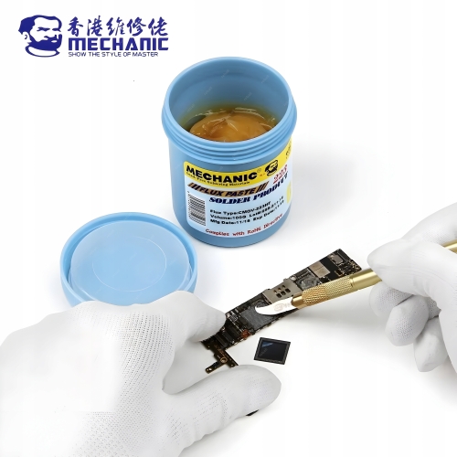 WYSOKOAKTYWNY FLUX TOPNIK PASTA LUTOWNICZA DO LUTOWANIA MECHANIC 223 100g