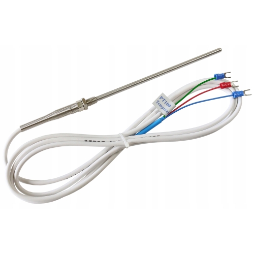 CZUJNIK TEMPERATURY PT100 5x150mm 2m 3PIN WKRĘCANY