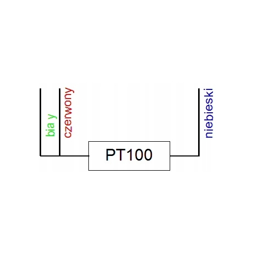 CZUJNIK TEMPERATURY PT100 5x150mm 2m 3PIN WKRĘCANY