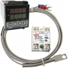 ZESTAW REGULATOR TEMPERATURY REX C100+SSR 40A+CZUJNIK PT100 Z OTWOREM M8
