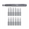 ZESTAW ŚRUBOKRĘTÓW PRECYZYJNYCH BITÓW TORX JAKEMY JM-8171 DO TELEFONÓW 16w1