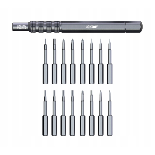 ZESTAW ŚRUBOKRĘTÓW PRECYZYJNYCH BITÓW TORX JAKEMY JM-8171 DO TELEFONÓW 16w1