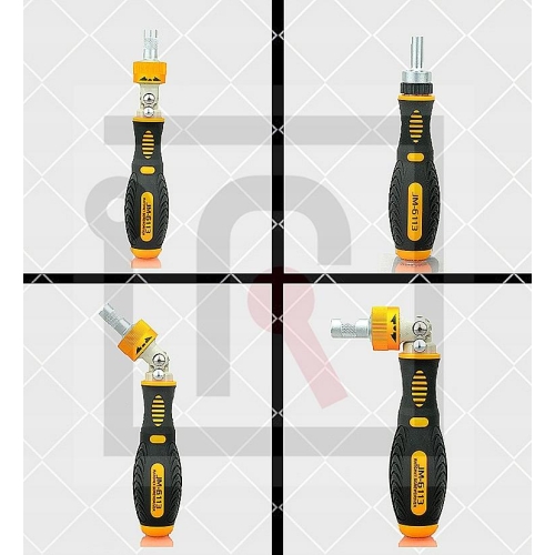 ZESTAW ŚRUBOKRĘTÓW PRECYZYJNYCH BITÓW TORX JAKEMY JM-6113 DO TELEFONÓW 73w1