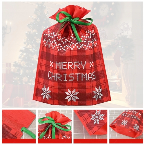 WOREK TOREBKA ŚWIĄTECZNA PREZENTOWA OPAKOWANIE POD CHOINKĘ PREZENT 27x36cm