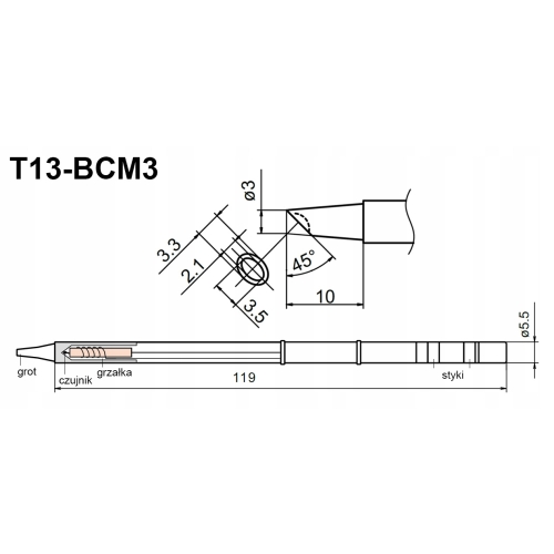T13-BCM3 GROT STACJA LUTOWNICZA LUTOWNICA PRECYZYJNA OSS TEAM YIHUA BAKON