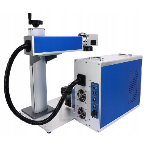 GRAWERKA LASEROWA ŚWIATŁOWODOWA ZNAKOWARKA METALU LASER 50W QSFL-50 ZESTAW