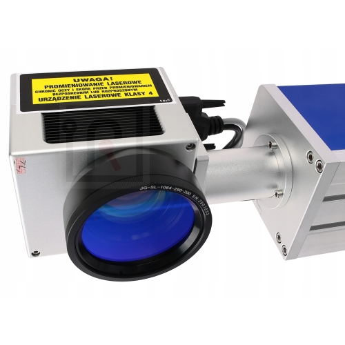 GRAWERKA LASEROWA ŚWIATŁOWODOWA ZNAKOWARKA METALU LASER 50W QSFL-50 ZESTAW