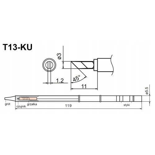 T13-KU GROT STACJA LUTOWNICZA LUTOWNICA PRECYZYJNA OSS TEAM YIHUA BAKON