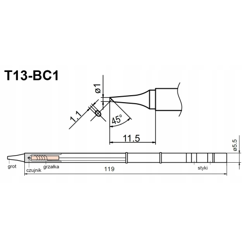 T13-BC1 GROT STACJA LUTOWNICZA LUTOWNICA PRECYZYJNA OSS TEAM YIHUA BAKON