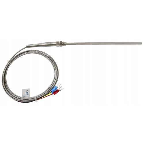 CZUJNIK TEMPERATURY PT100 450C 5x150 1,5m WKRĘCANY