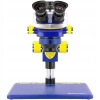 MIKROSKOP STEREOSKOPOWY TRINOKULAROWY MECHANIC MIC 3 7-50X + MCN 0,45x