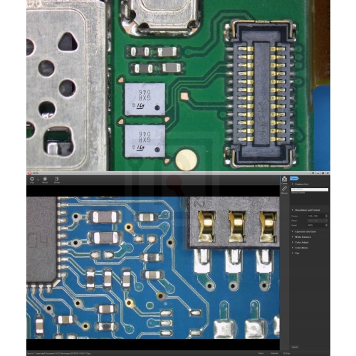 MIKROSKOP STEREOSKOPOWY TRINOKULAROWY MECHANIC MIC 3 7-50X + MCN 0,45x