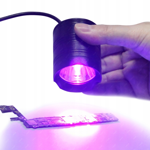 LAMPA UV LED ULTRAFIOLETOWA DO UTWARDZANIA LAKIERU SOLDERMASKI KLEJU RT0418