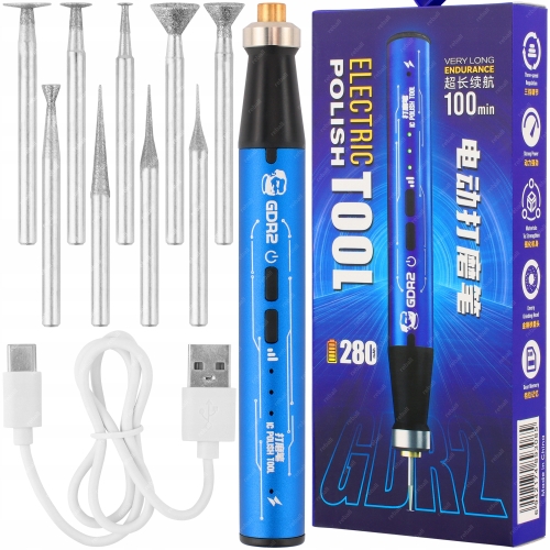 MINI SZLIFIERKA AKUMULATOROWA MOCNA MAŁA POLERKA DŁUGOPISOWA MECHANIC GDR2