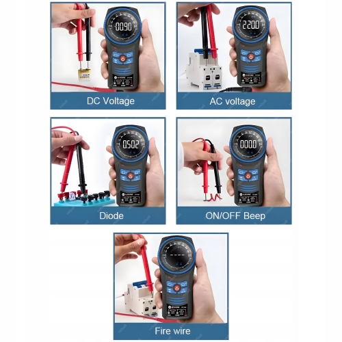 UNIWERSALNY MULTIMETR CYFROWY SUNSHINE DT-24R MIERNIK PRĄDU NAPIĘCIA AUTO